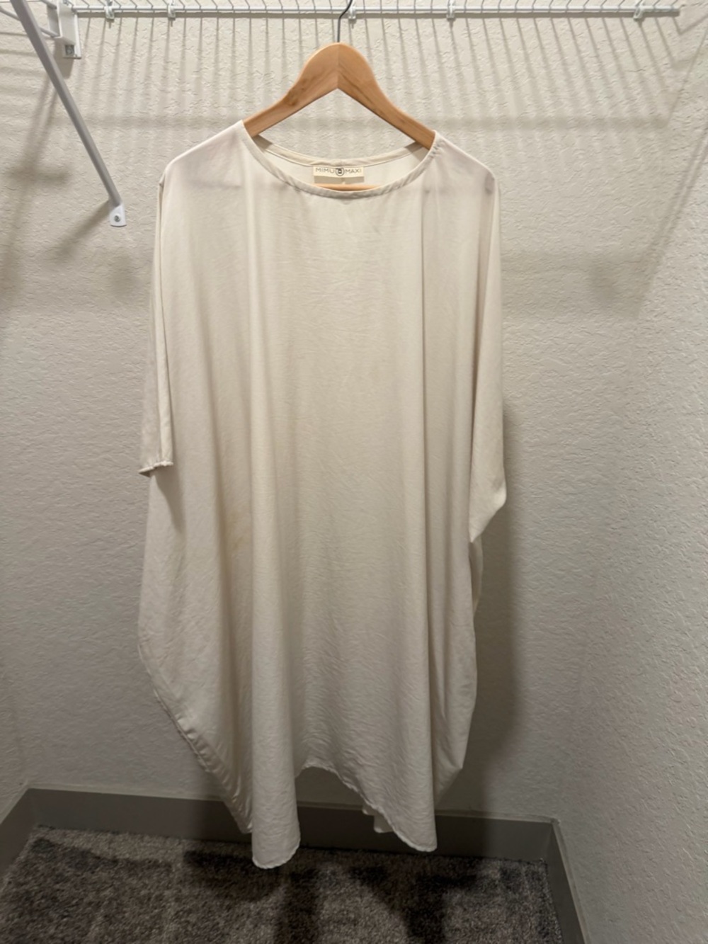 Max Studio Ivory Draped Women's Dress